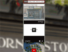 Tablet Screenshot of cornerstones-guesthouse.co.uk
